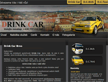 Tablet Screenshot of drinkcar.cz